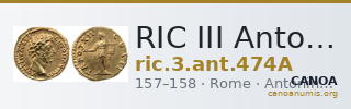 RIC III Antoninus Pius 474A — CANOA