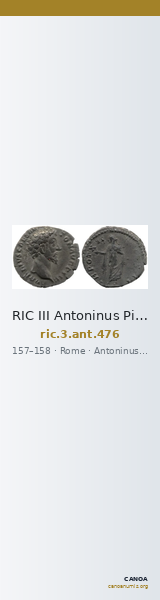 RIC III Antoninus Pius 476 — CANOA