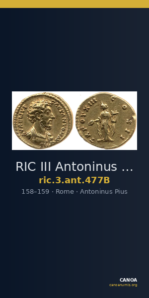RIC III Antoninus Pius 477B — CANOA