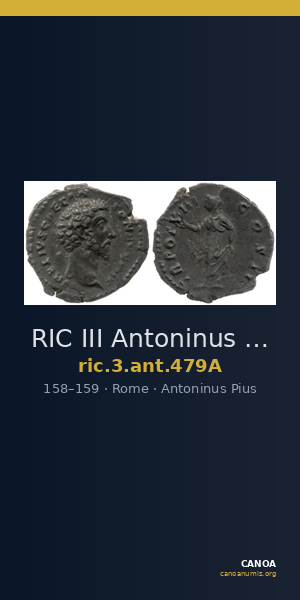 RIC III Antoninus Pius 479A — CANOA