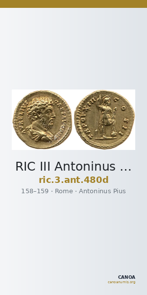 RIC III Antoninus Pius 480d — CANOA