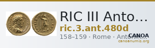 RIC III Antoninus Pius 480d — CANOA