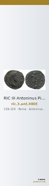 RIC III Antoninus Pius 480E — CANOA