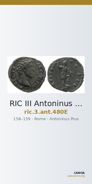 RIC III Antoninus Pius 480E — CANOA