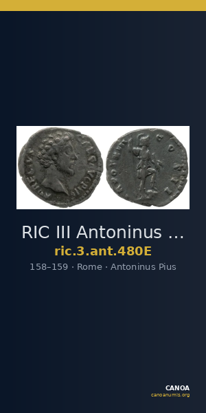 RIC III Antoninus Pius 480E — CANOA