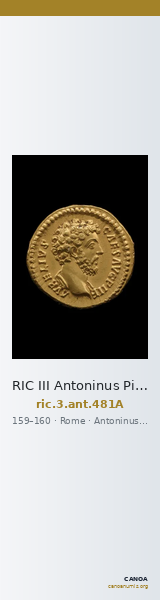 RIC III Antoninus Pius 481A — CANOA
