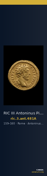 RIC III Antoninus Pius 481A — CANOA