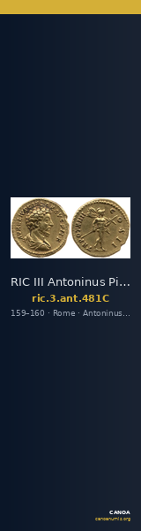 RIC III Antoninus Pius 481C — CANOA
