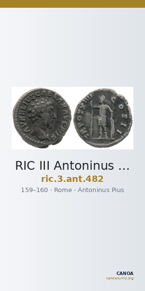 RIC III Antoninus Pius 482 — CANOA