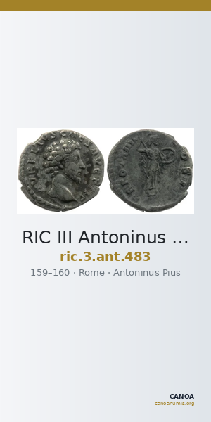 RIC III Antoninus Pius 483 — CANOA