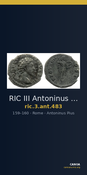 RIC III Antoninus Pius 483 — CANOA