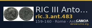 RIC III Antoninus Pius 483 — CANOA