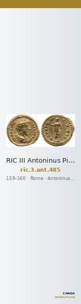 RIC III Antoninus Pius 485 — CANOA