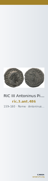 RIC III Antoninus Pius 486 — CANOA