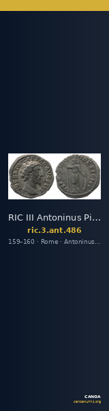 RIC III Antoninus Pius 486 — CANOA
