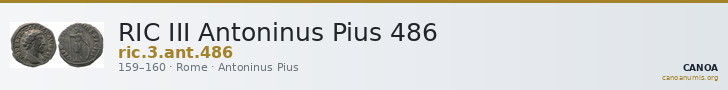 RIC III Antoninus Pius 486 — CANOA