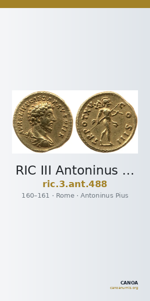 RIC III Antoninus Pius 488 — CANOA