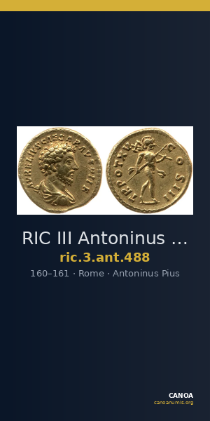 RIC III Antoninus Pius 488 — CANOA
