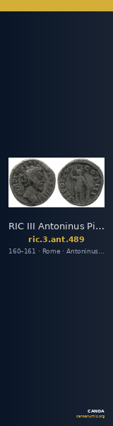 RIC III Antoninus Pius 489 — CANOA