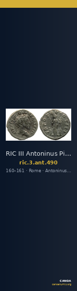 RIC III Antoninus Pius 490 — CANOA