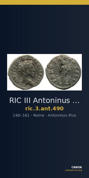 RIC III Antoninus Pius 490 — CANOA