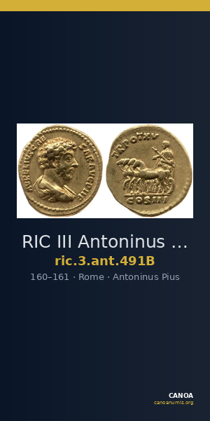 RIC III Antoninus Pius 491B — CANOA