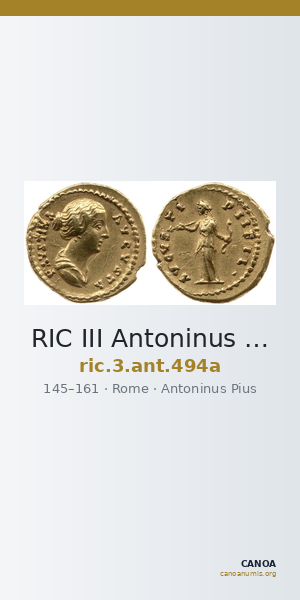 RIC III Antoninus Pius 494a — CANOA