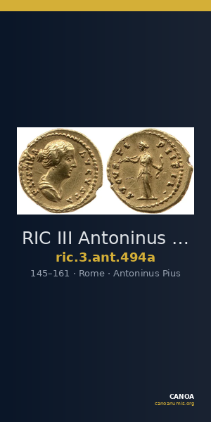 RIC III Antoninus Pius 494a — CANOA
