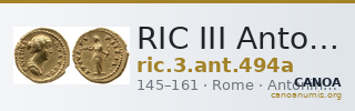 RIC III Antoninus Pius 494a — CANOA