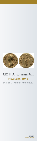 RIC III Antoninus Pius 494B — CANOA