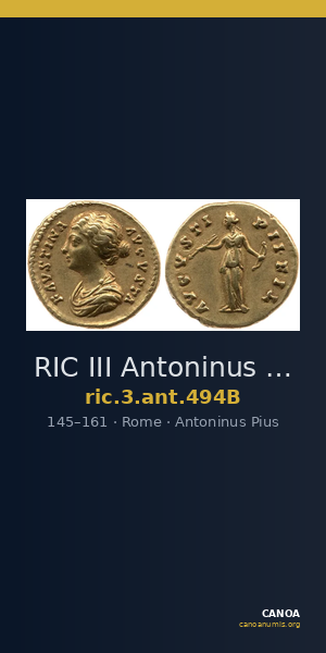 RIC III Antoninus Pius 494B — CANOA