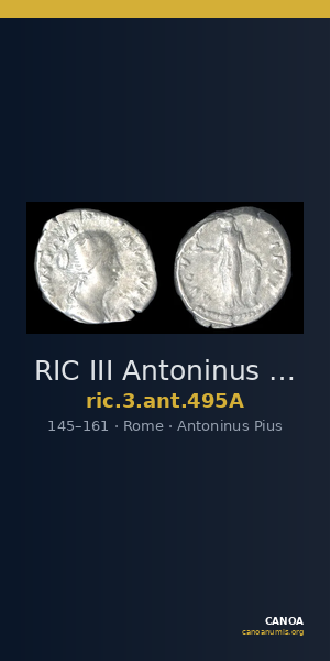 RIC III Antoninus Pius 495A — CANOA