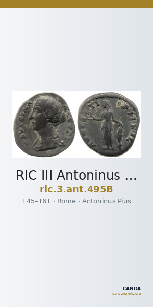 RIC III Antoninus Pius 495B — CANOA