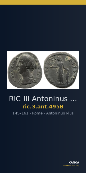 RIC III Antoninus Pius 495B — CANOA