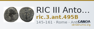RIC III Antoninus Pius 495B — CANOA