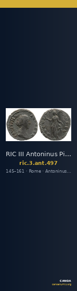 RIC III Antoninus Pius 497 — CANOA