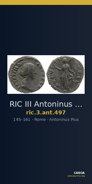 RIC III Antoninus Pius 497 — CANOA