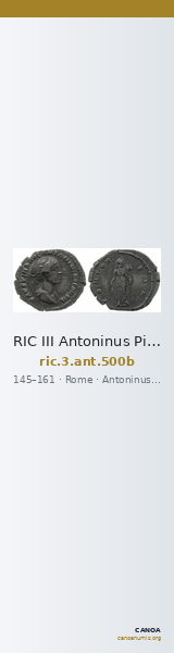 RIC III Antoninus Pius 500b — CANOA