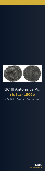 RIC III Antoninus Pius 500b — CANOA