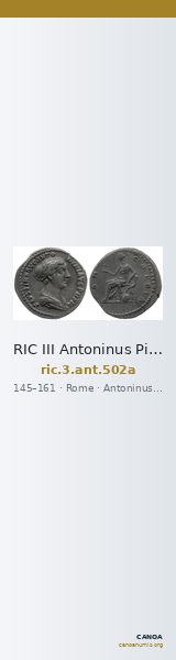 RIC III Antoninus Pius 502a — CANOA