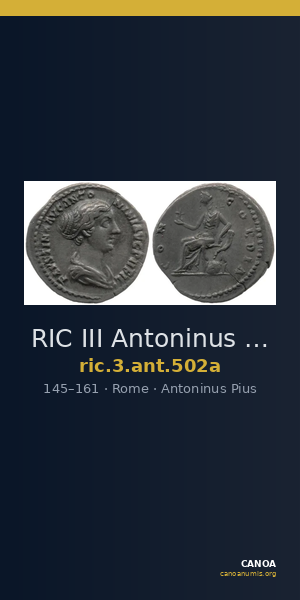 RIC III Antoninus Pius 502a — CANOA