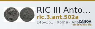 RIC III Antoninus Pius 502a — CANOA