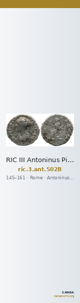 RIC III Antoninus Pius 502B — CANOA