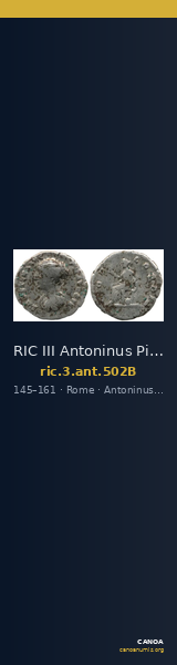 RIC III Antoninus Pius 502B — CANOA