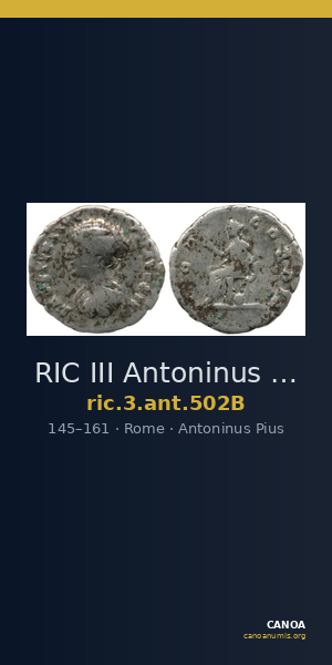 RIC III Antoninus Pius 502B — CANOA