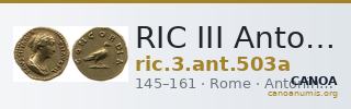 RIC III Antoninus Pius 503a — CANOA