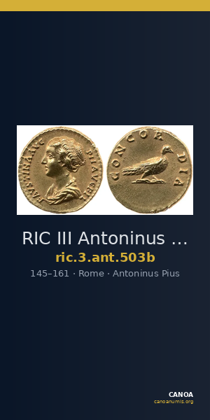 RIC III Antoninus Pius 503b — CANOA