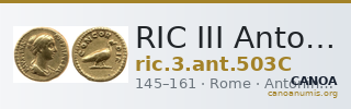 RIC III Antoninus Pius 503C — CANOA