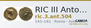 RIC III Antoninus Pius 504 — CANOA