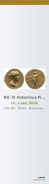 RIC III Antoninus Pius 505B — CANOA